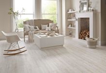 Белый паркет в интерьере