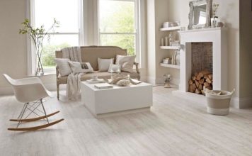 Белый паркет в интерьере