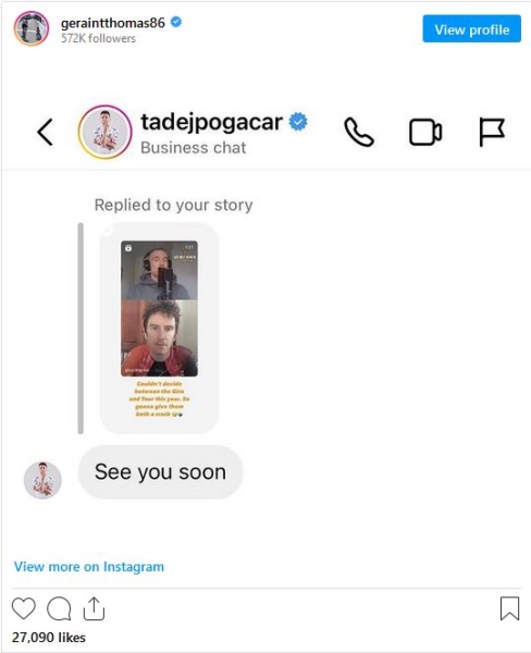 Тадей Погачар: “Я не выстраиваю свой календарь вокруг Олимпийских игр-2024”