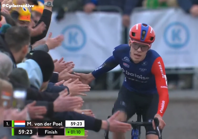 Девятая подряд победа Матье ван дер Пула в велокроссе сезона 2023/24
