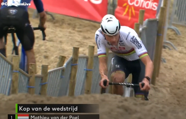 Девятая подряд победа Матье ван дер Пула в велокроссе сезона 2023/24