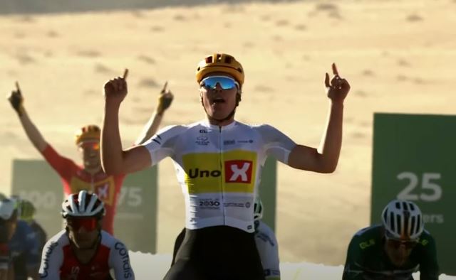 Сёрен Вереншолд -  победитель 2 этапа AlUla Tour-2024