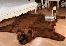 Ковры из медведя в интерьере: история и современность