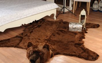Ковры из медведя в интерьере: история и современность
