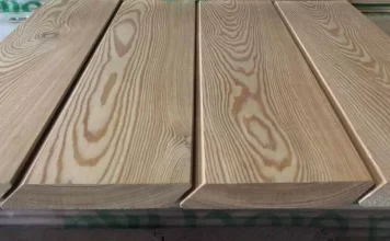 Косой планкен из лиственницы – идеальное решение для отделки