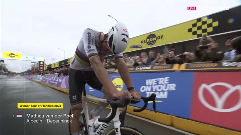 Матье ван дер Пул &mdash; победитель Тура Фландрии-2024