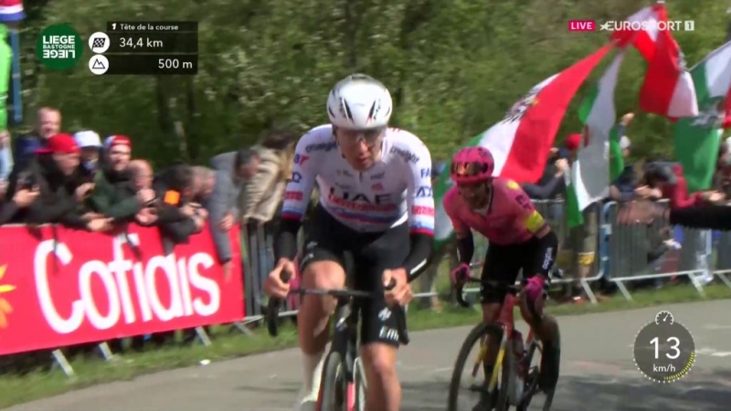 Тадей Погачар — победитель Льеж-Бастонь-Льеж-2024