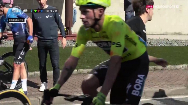 Победа Кентана Херманса, падение Приможа Роглича на 3 этапе Тура Страны Басков-2024