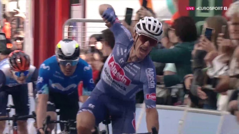 Победа Кентана Херманса, падение Приможа Роглича на 3 этапе Тура Страны Басков-2024