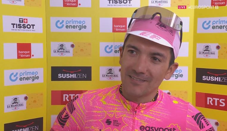 Ричард Карапас — победитель 4 этапа Тура Романдии-2024