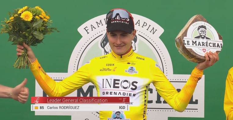 Ричард Карапас — победитель 4 этапа Тура Романдии-2024