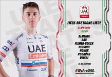 Тадей Погачар возглавит команду UAE Team Emirates на Льеж-Бастонь-Льеж-2024
