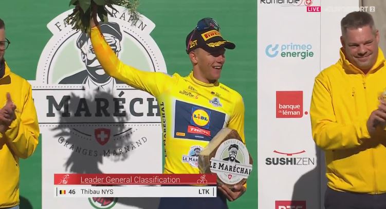 Тибо Нис — победитель 2 этапа Тура Романдии-2024