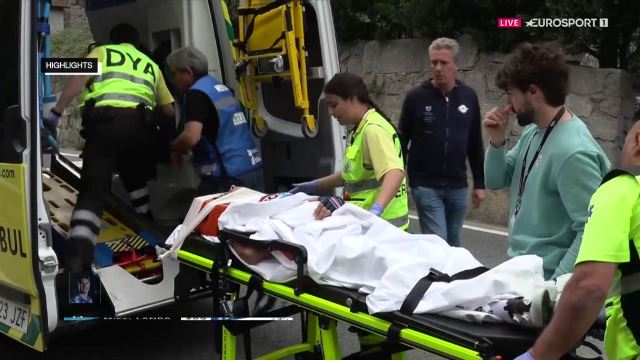 Микель Ланда сошёл с Тура Страны Басков-2024 на 5-м этапе после падения