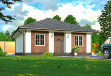 Одноэтажные дома до 100 м²: стиль и комфорт