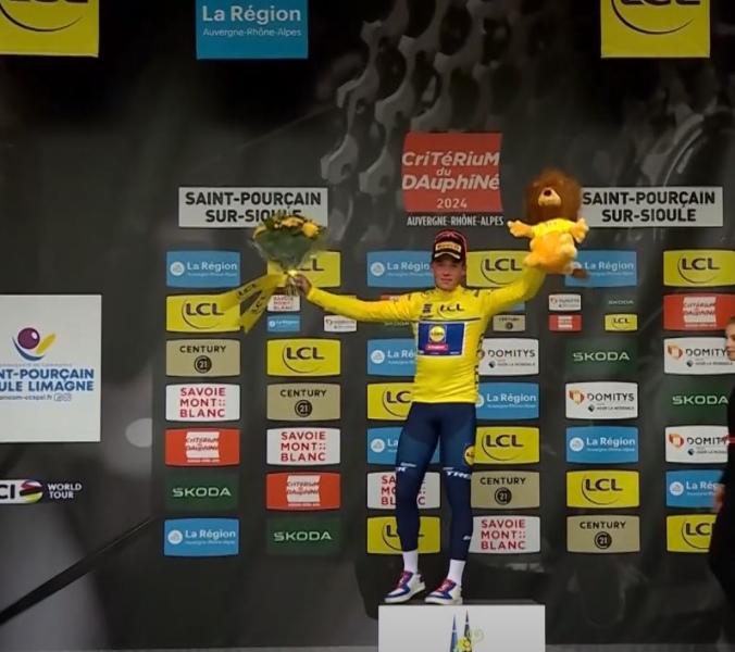 Мадс Педерсен — победитель 1 этапа Критериума Дофине-2024