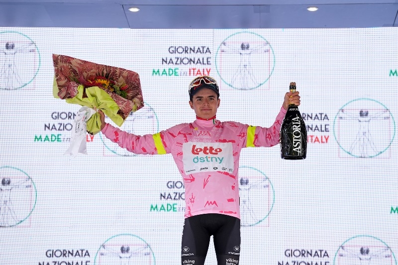 Ярно Видар  — победитель первого горного этапа Giro d'Italia Next Gen-2024
