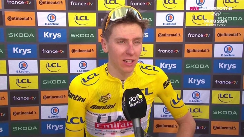 Тадей Погачар: &laquo;Это спорт, где ты хочешь побеждать и должен побеждать&raquo;