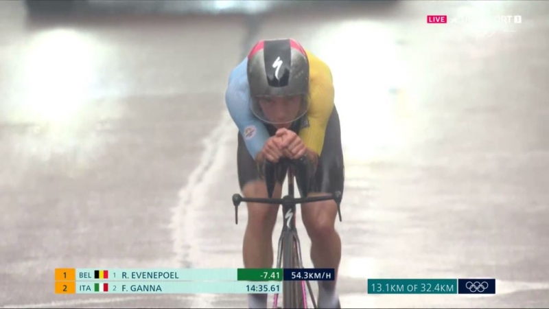 Ремко Эвенепул — олимпийский чемпион в гонке с раздельным стартом