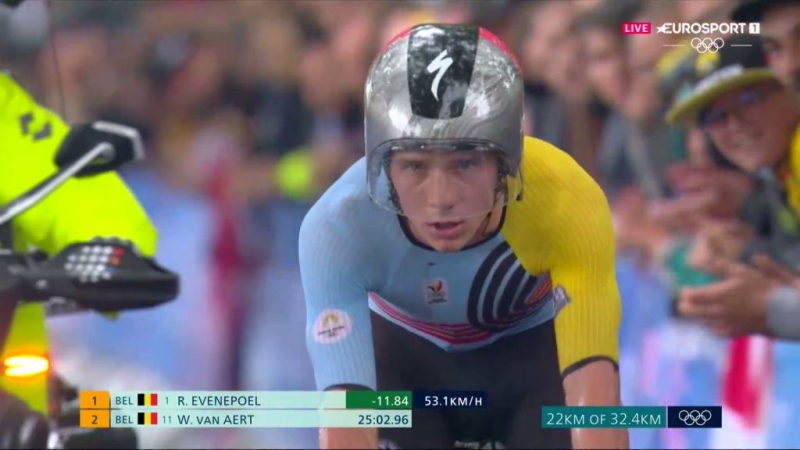 Ремко Эвенепул — олимпийский чемпион в гонке с раздельным стартом