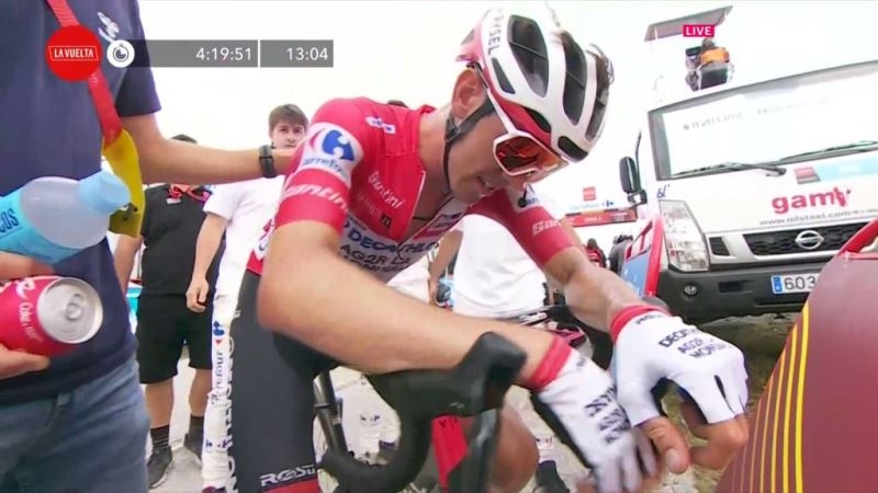 Майкл Вудс — победитель 13 этапа Вуэльты Испании-2024 с горным финишем на Пуэрто-де-Анкарес