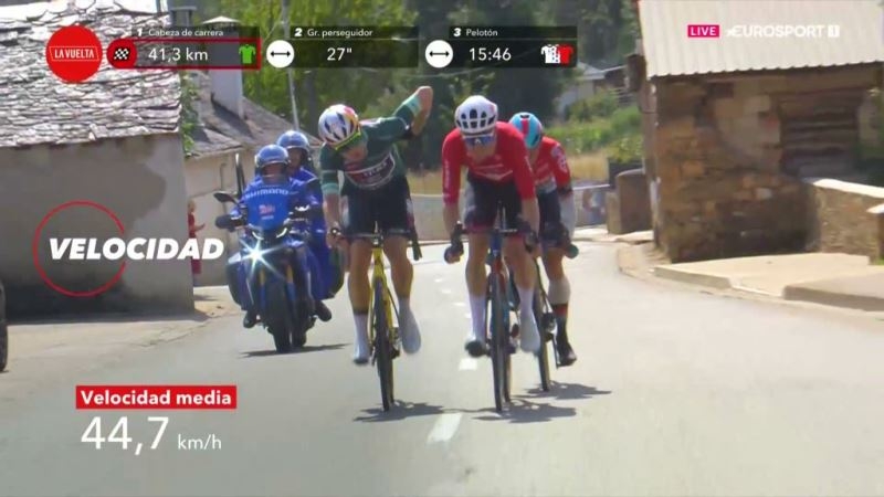 Майкл Вудс — победитель 13 этапа Вуэльты Испании-2024 с горным финишем на Пуэрто-де-Анкарес