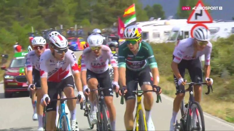 Майкл Вудс — победитель 13 этапа Вуэльты Испании-2024 с горным финишем на Пуэрто-де-Анкарес