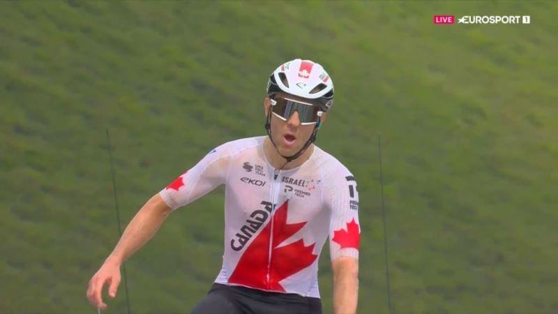 Майкл Вудс — победитель 13 этапа Вуэльты Испании-2024 с горным финишем на Пуэрто-де-Анкарес