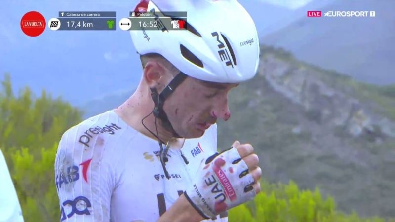 Майкл Вудс — победитель 13 этапа Вуэльты Испании-2024 с горным финишем на Пуэрто-де-Анкарес