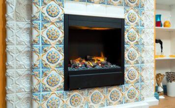 Очарование изразцового камина: тепло домашнего уюта