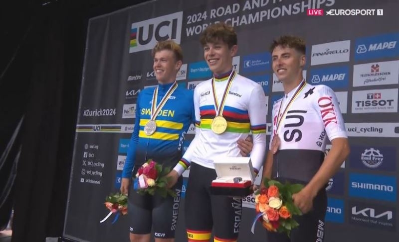 Иван Ромео — чемпион мира-2024 в гонке с раздельным стартом среди андеров