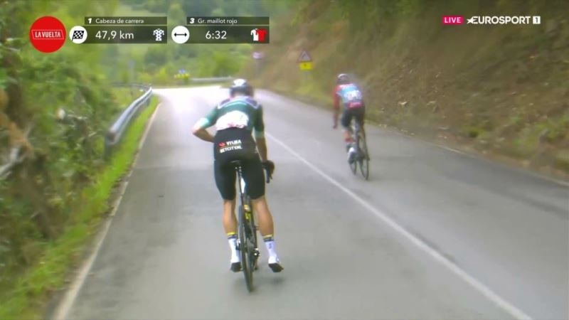 Ваут ван Арт сходит с Вуэльты Испании-2024 из-за падения на 16-м  этапе