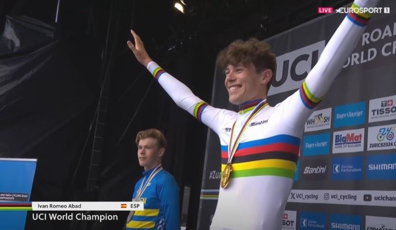 Иван Ромео — чемпион мира-2024 в гонке с раздельным стартом среди андеров