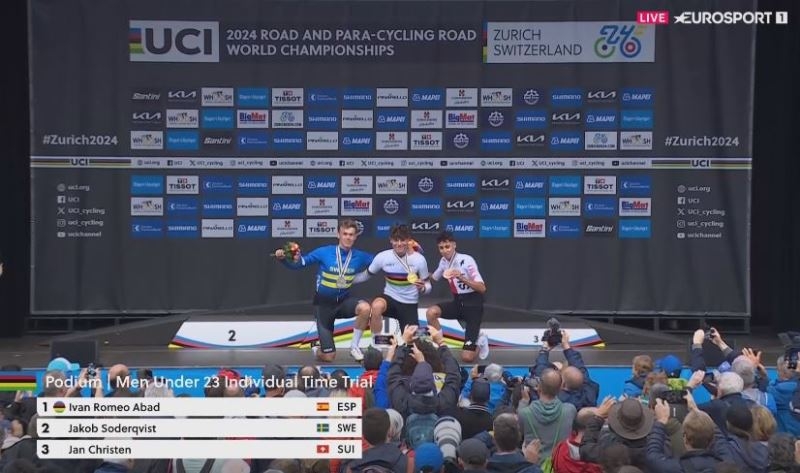 Иван Ромео — чемпион мира-2024 в гонке с раздельным стартом среди андеров