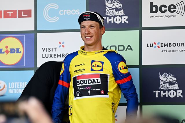 Маури Вансевенан выиграл 3-й этап Тура Люксембурга-2024 и надел майку лидера
