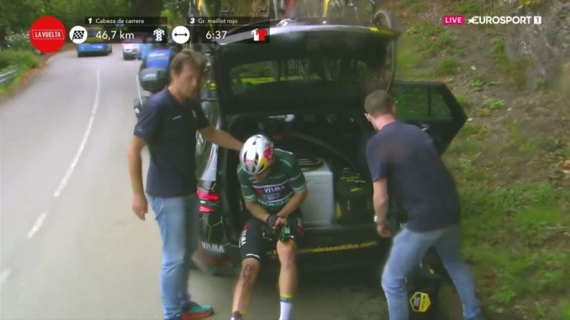 Ваут ван Арт завершил сезон 2024 года из-за травмы колена