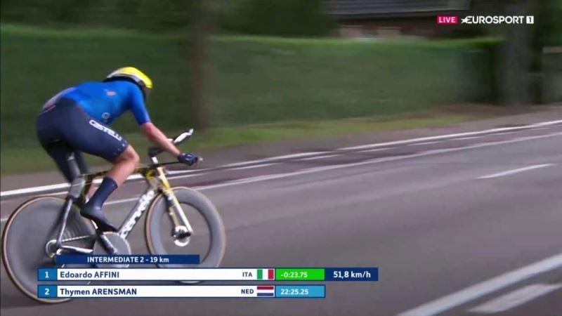 Эдоардо Аффини — чемпион Европы-2024 в индивидуальной гонке на время