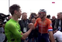 Матье ван дер Пул с бронзовой медалью в групповой гонке на Чемпионате мира-2024
