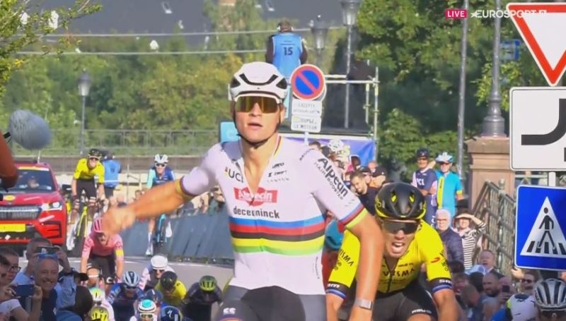 Матье ван дер Пул — победитель 1 этапа Тура Люксембурга-2024