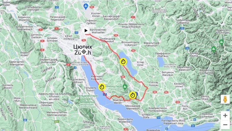 Чемпионат мира по велоспорту-2024. ITT. Мужчины. Маршрут, стартовый протокол