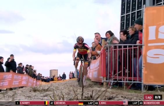 Эли Изербит выиграл первый этап Кубка мира по велокроссу-2024/25 в Антверпене