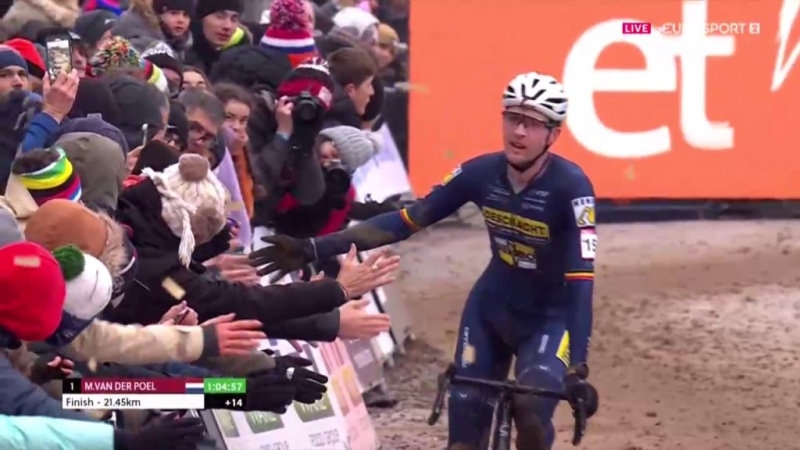 Пятая подряд победа Матье ван дер Пула в сезоне велокросса 2024/25