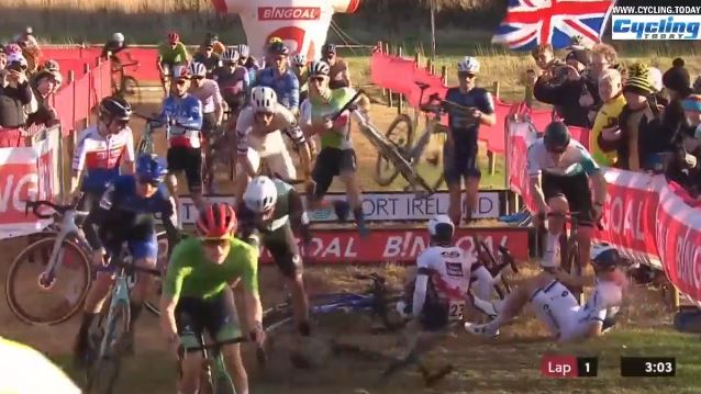 Майкл Вантауренхаут выиграл этап Кубка мира по велокроссу-2024 в Дублине