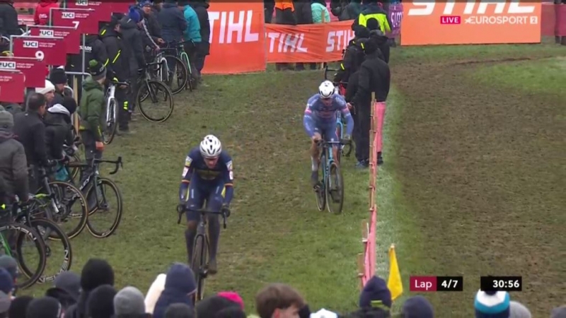 Пятая подряд победа Матье ван дер Пула в сезоне велокросса 2024/25