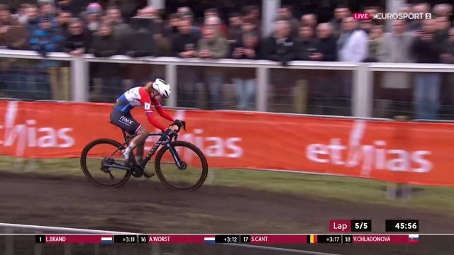 Люсинда Бранд — победительница финального этапа и общего зачёта Кубка мира по велокроссу-2025