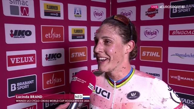 Люсинда Бранд — победительница финального этапа и общего зачёта Кубка мира по велокроссу-2025