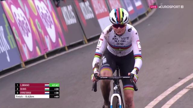 Люсинда Бранд — победительница финального этапа и общего зачёта Кубка мира по велокроссу-2025