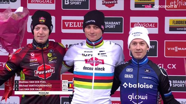 Седьмая победа Матье ван дер Пула в сезоне велокросса, победа Майкла Вантауренхаута в общем зачёте Кубка мира по велокроссу